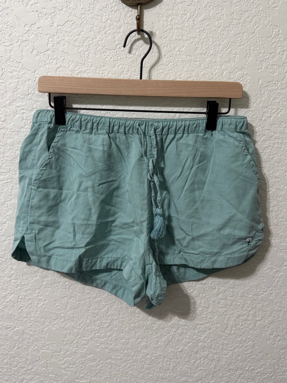 The Southern Shirt Company Light Aqua Pull-Tie Athletic Shorts